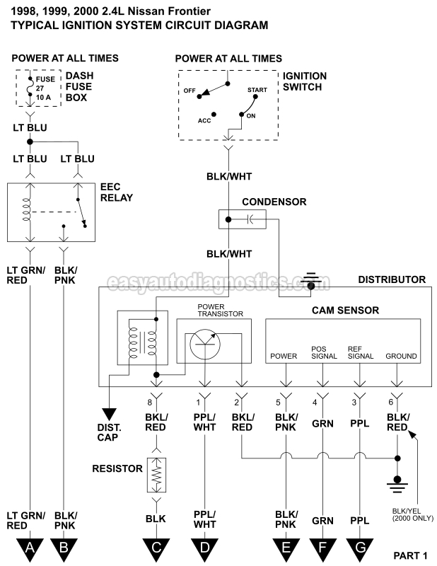 Nissan Frontier Ignition Switch Wiring Diagram