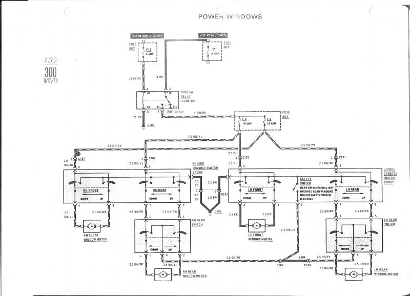 Mercedes W123 Ignition Switch Wiring Diagram