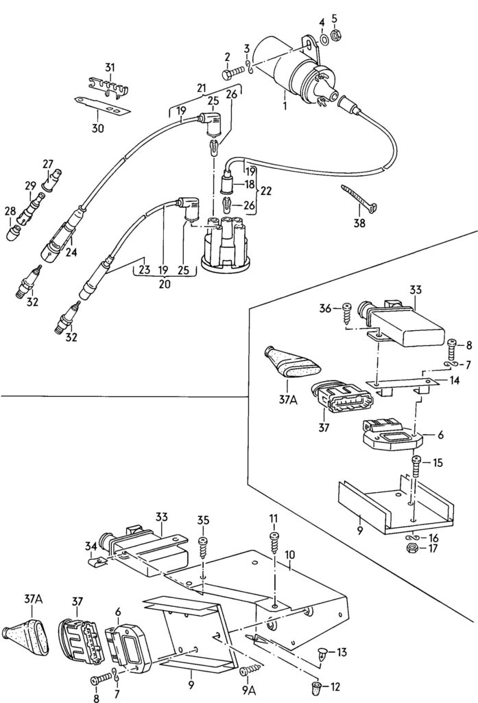 Vw Beetle Ignition Coil Wiring Diagram 0581E 73 Vw Bug Coil Wiring