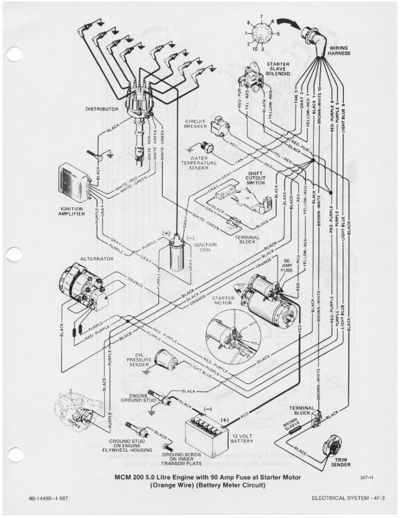 Wiring Diagram Mercruiser Thunderbolt Iv Ignition 4 3 V6