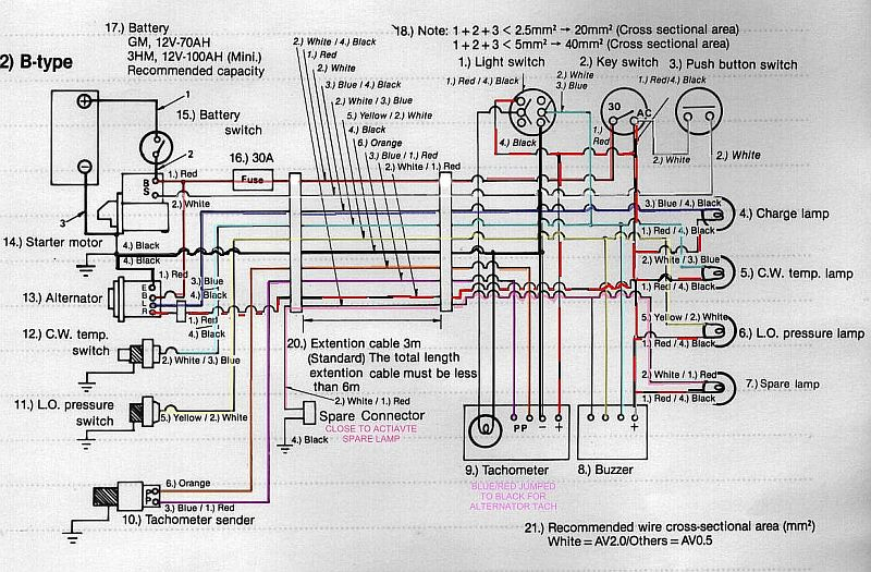 Yanmar Ignition Switch Wiring Diagram Wiring Diagram Schemas