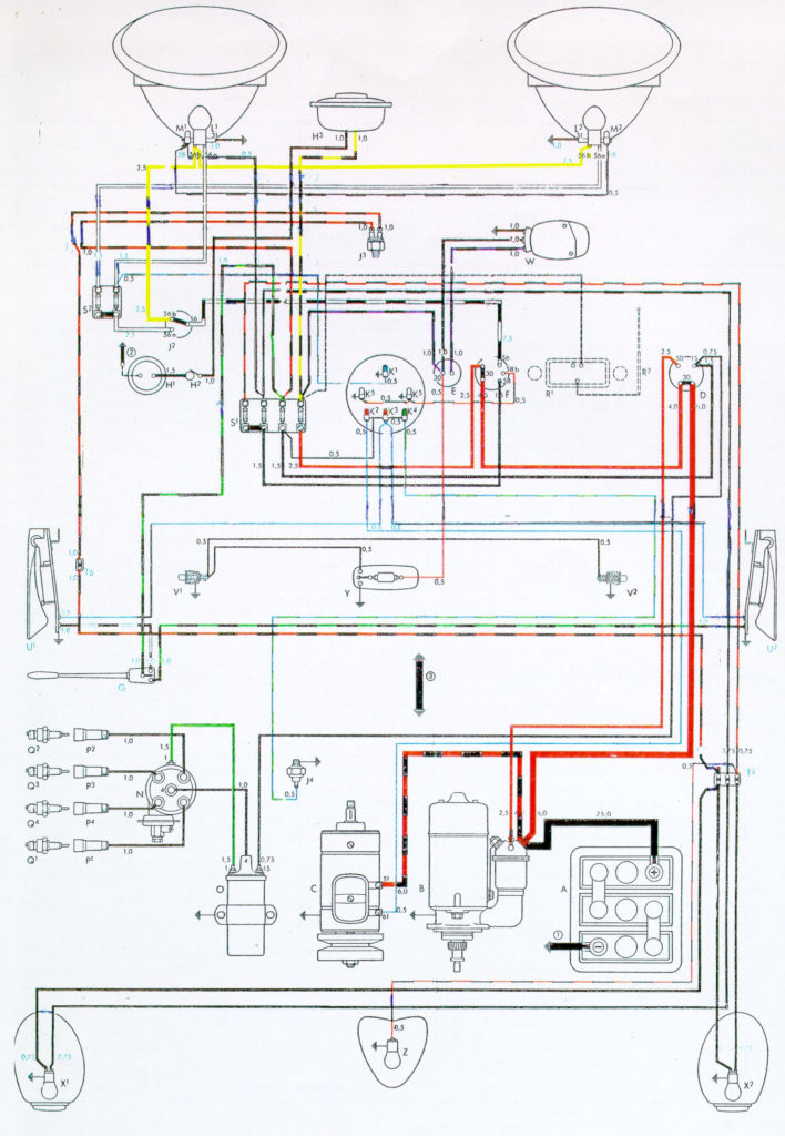 1971 Vw Beetle Ignition Switch Wiring Diagram Database