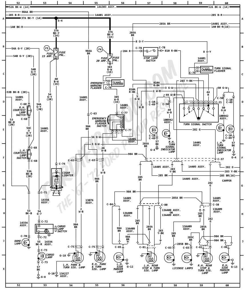1972 Ford Fuse Box Schematic And Wiring Diagram