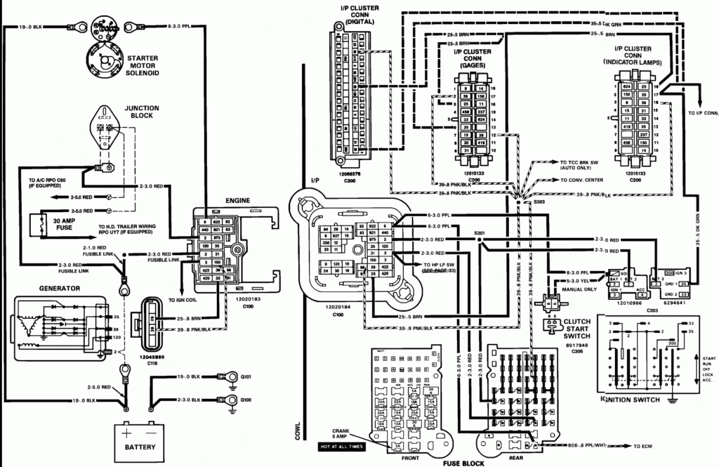 1991 Chevy S10 Wiring Schematic Wiring Diagram