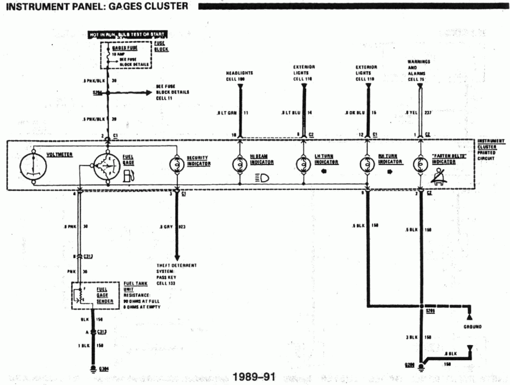 1989 Camaro Ignition Switch Wiring Diagram
