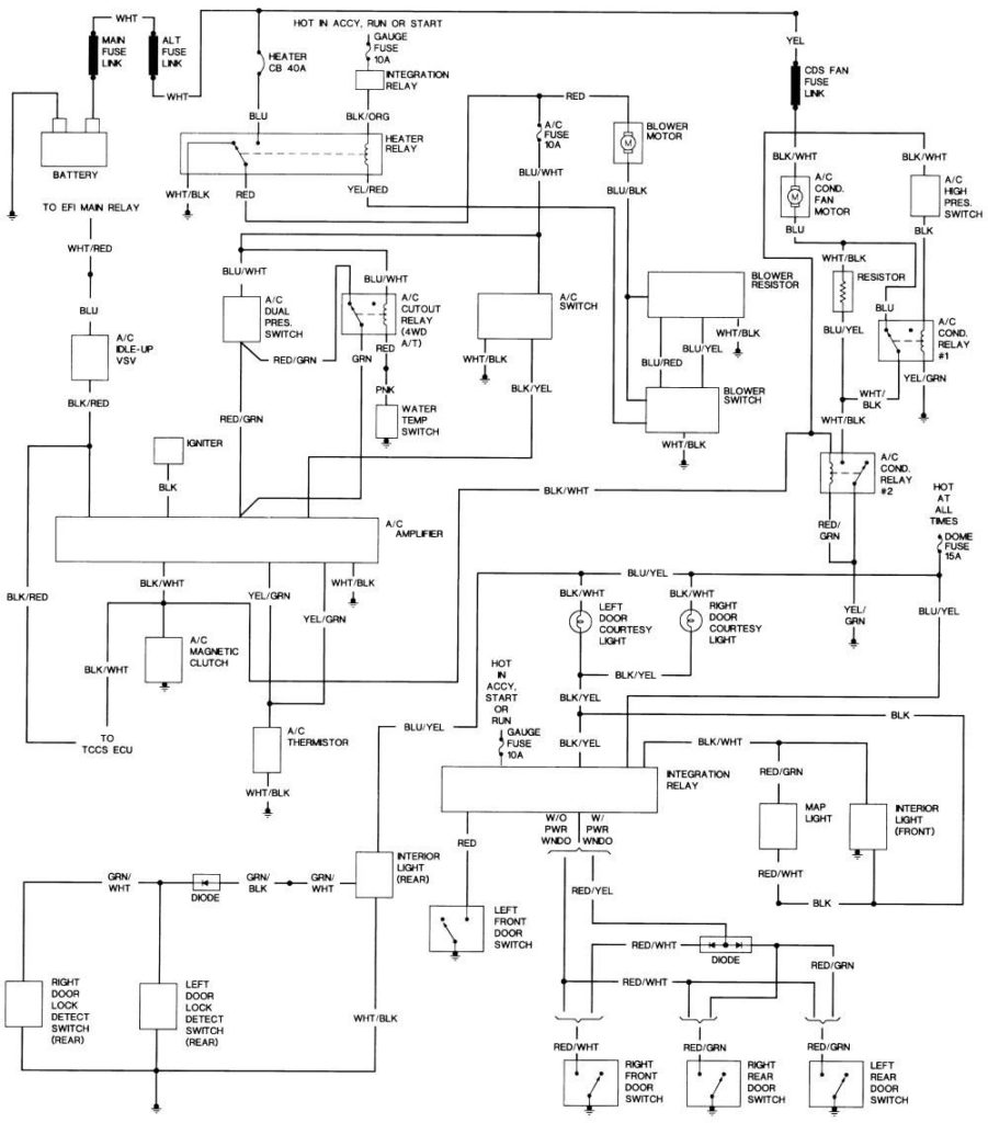 Toyota Hilux Ignition Switch Wiring Diagram