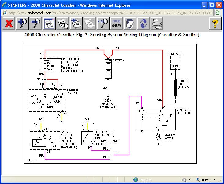 2002 Chevy Cavalier Ignition Wiring Diagram