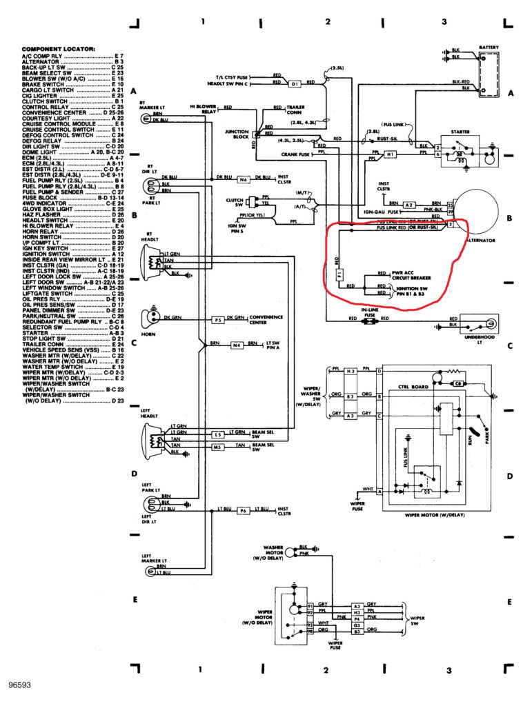 2004 Gmc Serria Ignition Switch Wire Color In 2021 Diagram F150