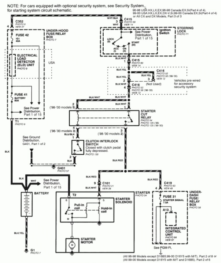 2005 Honda Civic Ignition Wiring Diagram