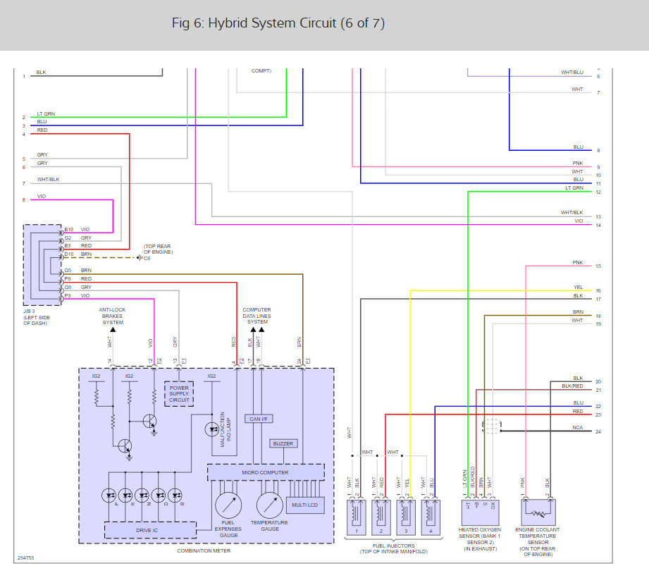 2007 Toyota Camry Ignition Coil Wiring Diagram