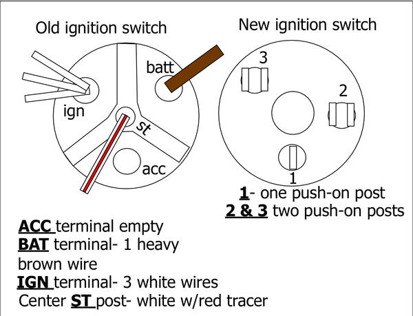 3 Pole Ignition Switch Wiring Diagram
