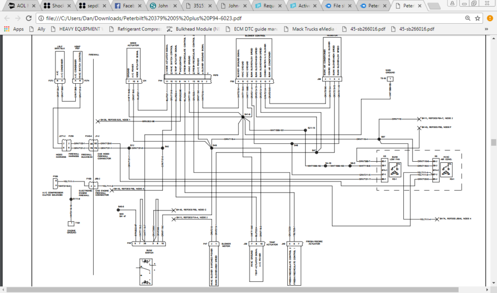 55 Peterbilt 379 Ignition Switch Wiring Diagram Wiring Diagram Plan