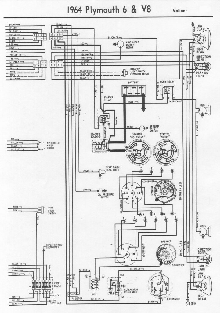 64 Impala Ignition Switch Wiring Diagram 64 Alternator Wiring