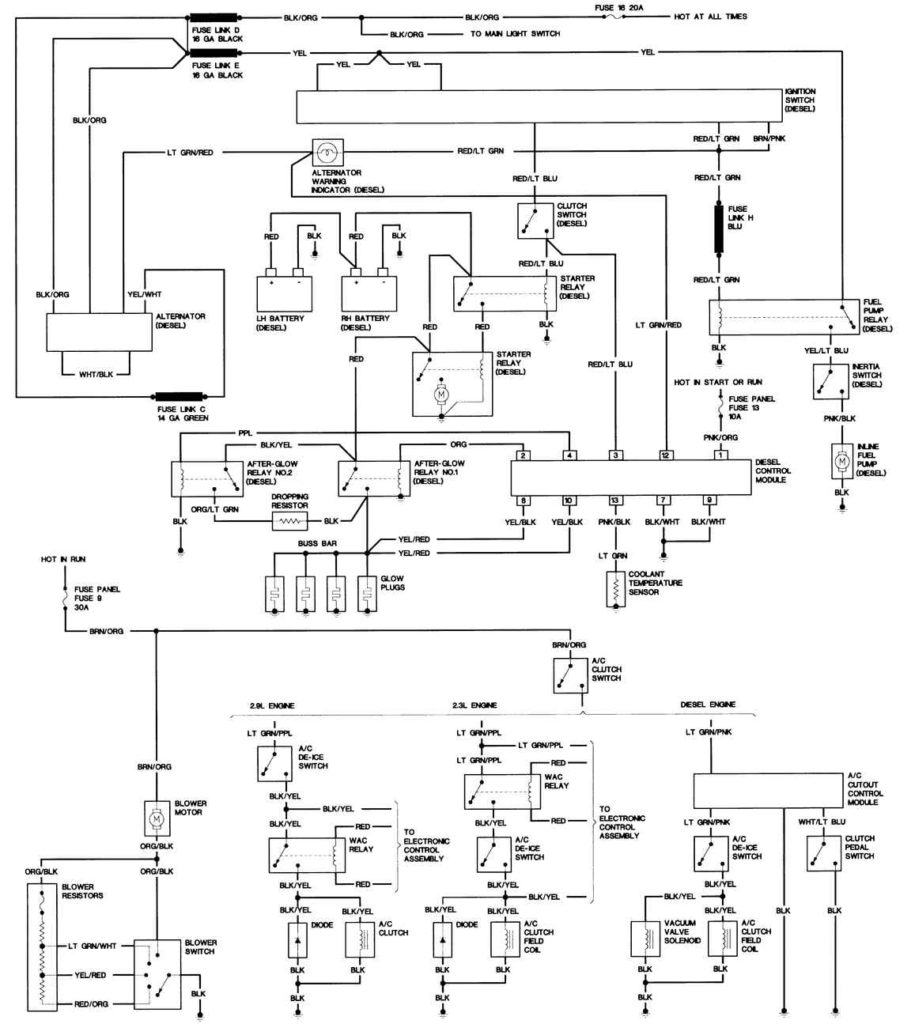 1987 Ford Ranger Ignition Wiring Diagram