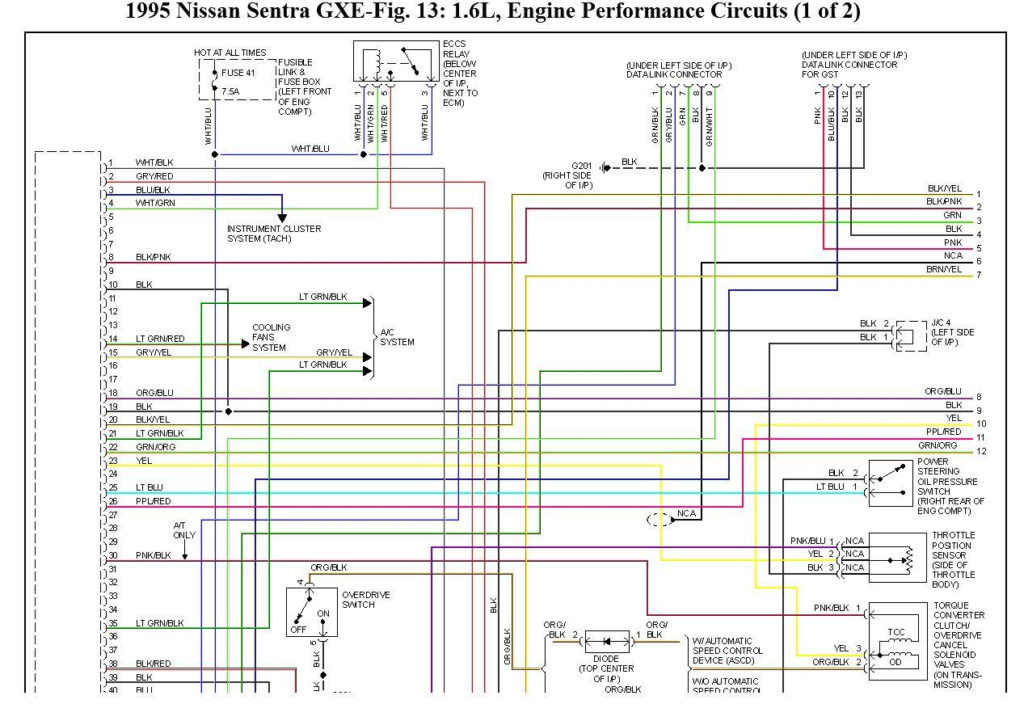 90130 96 Nissan Sentra Car Stereo Wiring Diagram Ebook Databases