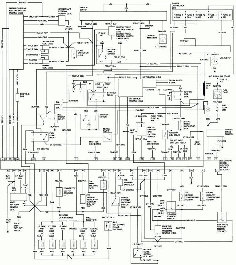 1997 Ford Ranger Ignition Wiring Diagram