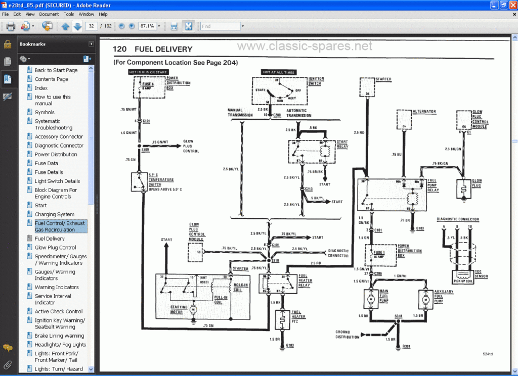Bmw E39 Electrical Wiring Diagram 6 Wiring Diagram Electrical