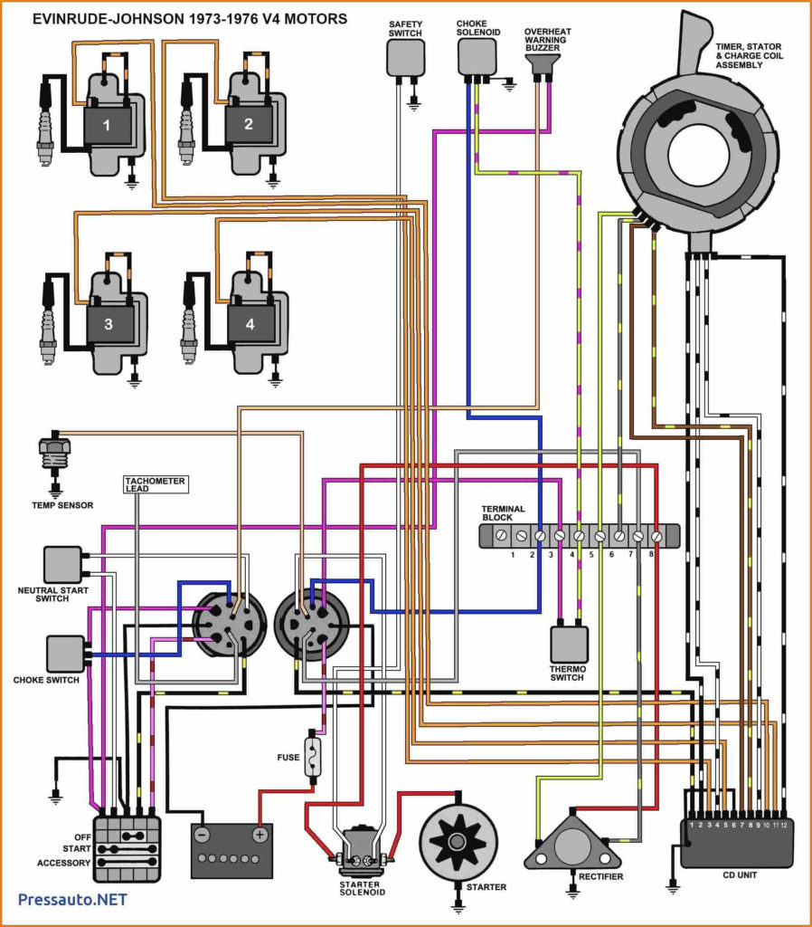 Evinrude Outboard Ignition Switch Wiring Diagram