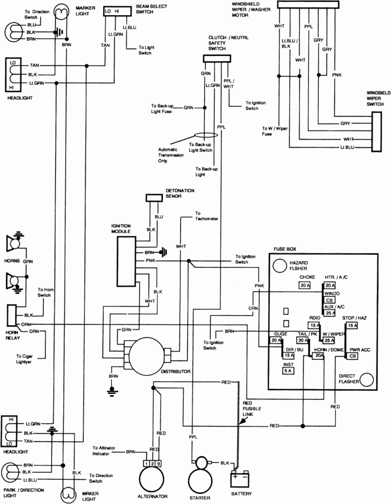1985 Chevy Truck Ignition Wiring Diagram