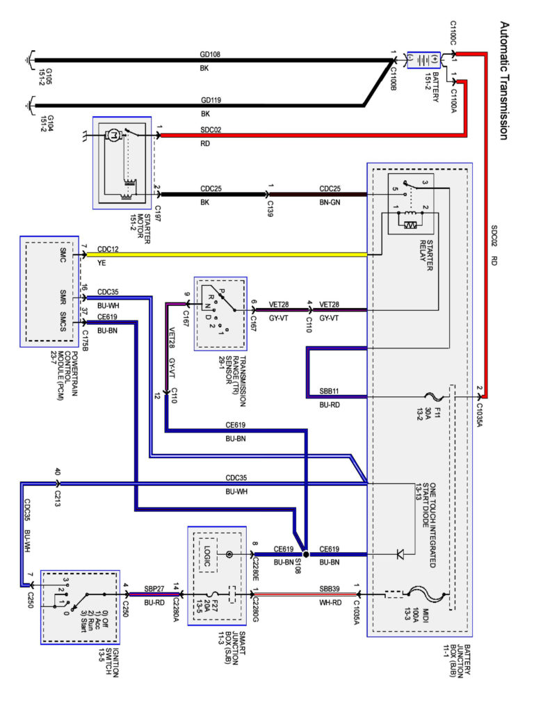 2008 Ford Focus Ignition Switch Wiring Diagram