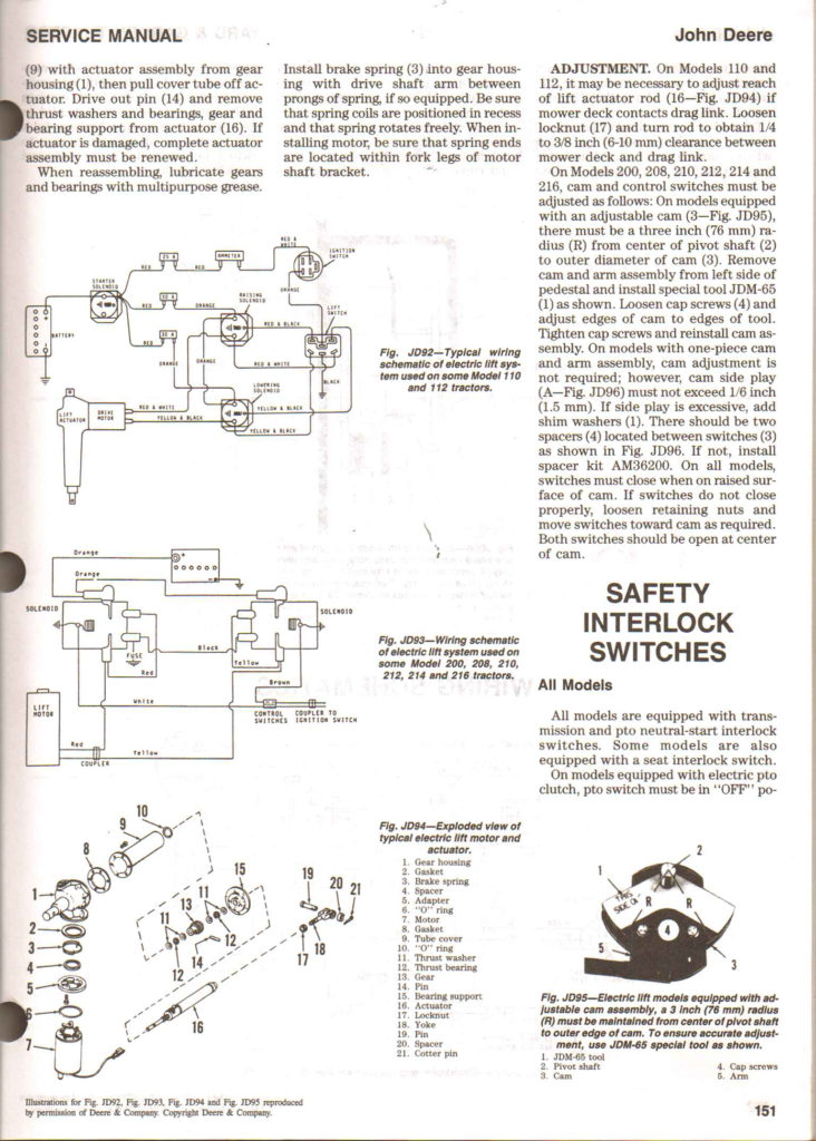 John Deere 112 Ignition Switch Wiring Diagram Collection Wiring