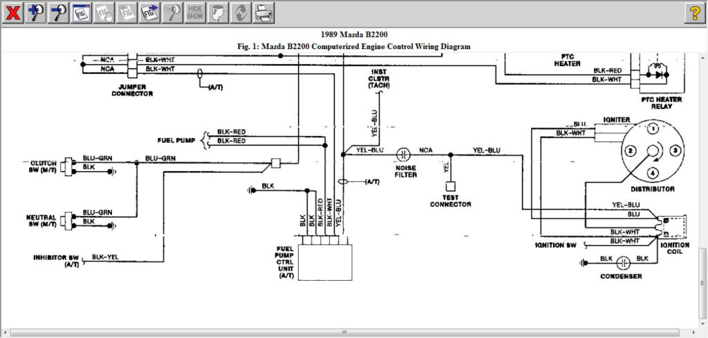 Mazda B2200 Ignition Wiring Diagram
