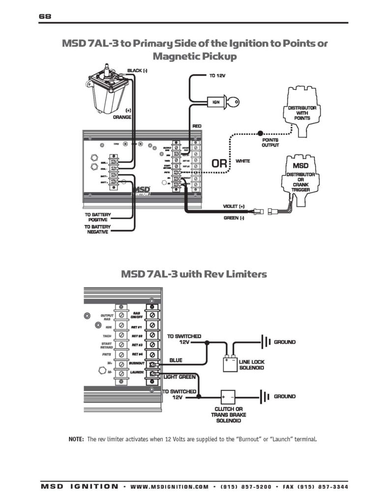 Msd Ignition Wiring Diagram 7al3