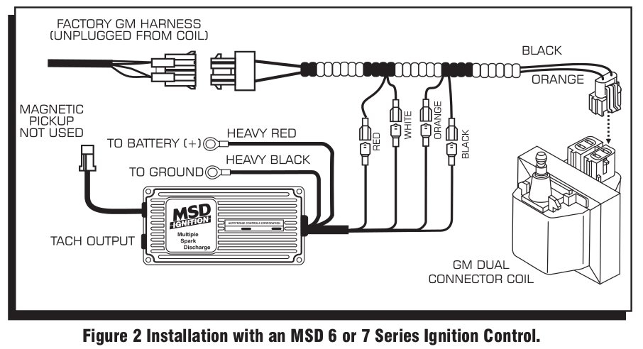 MSD 9993 Streetfire Ignition Kit 88 92 Camaro Firebird V8 Distributor