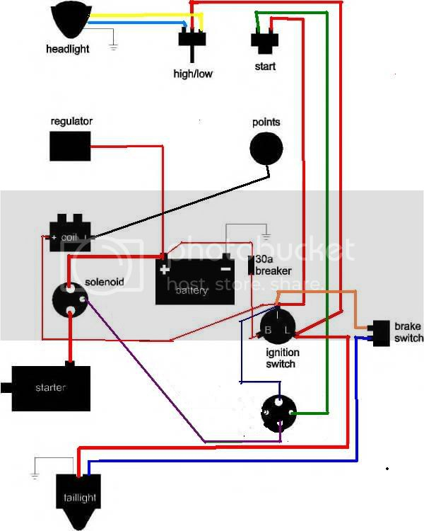 Need A Simplified 5 Pole Ignition Switch Wiring Diagram Harley