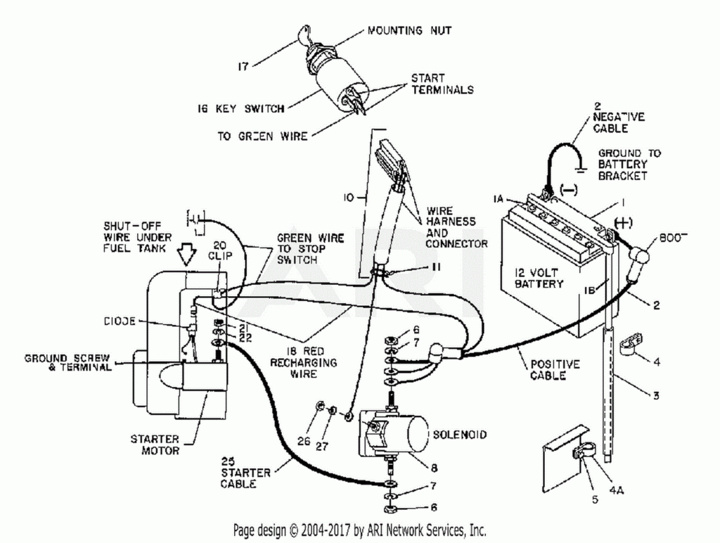 Troy Bilt Pony Ignition Switch Wiring Diagram