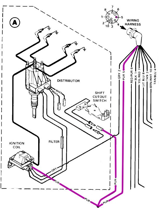 Wiring Diagram Mercruiser Thunderbolt Iv Ignition 4 3 V6