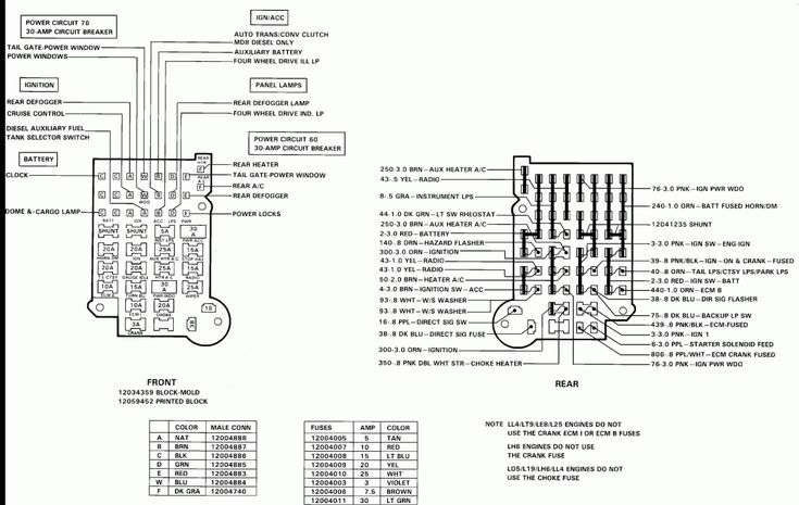 16 89 Chevy Truck Fuse Box Diagram Truck Diagram Wiringg In
