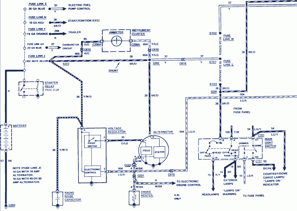 1983 Ford F150 Ignition Switch Wiring Diagram