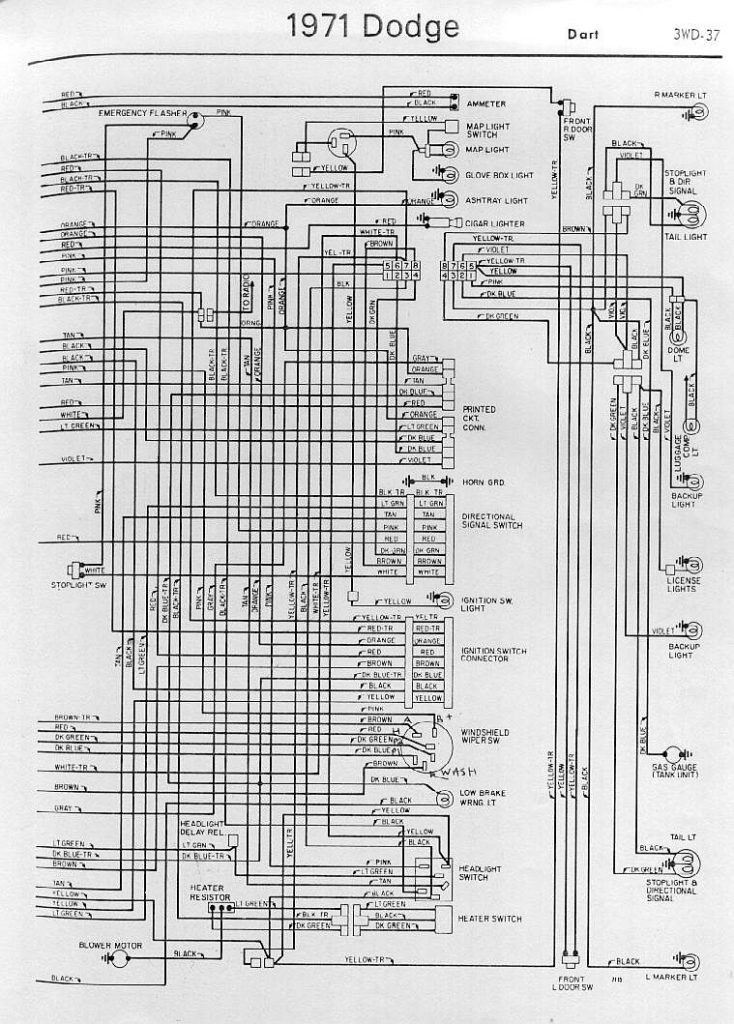 Free Auto Wiring Diagram 1971 Dodge Dart Wiring