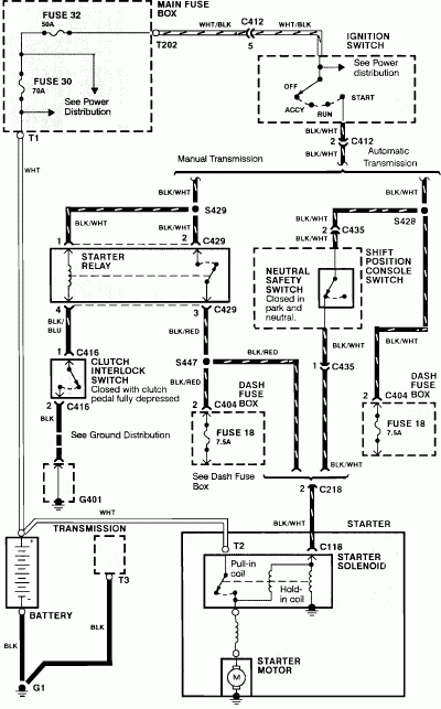 1990 Acura Integra Ignition Switch Wiring Diagram