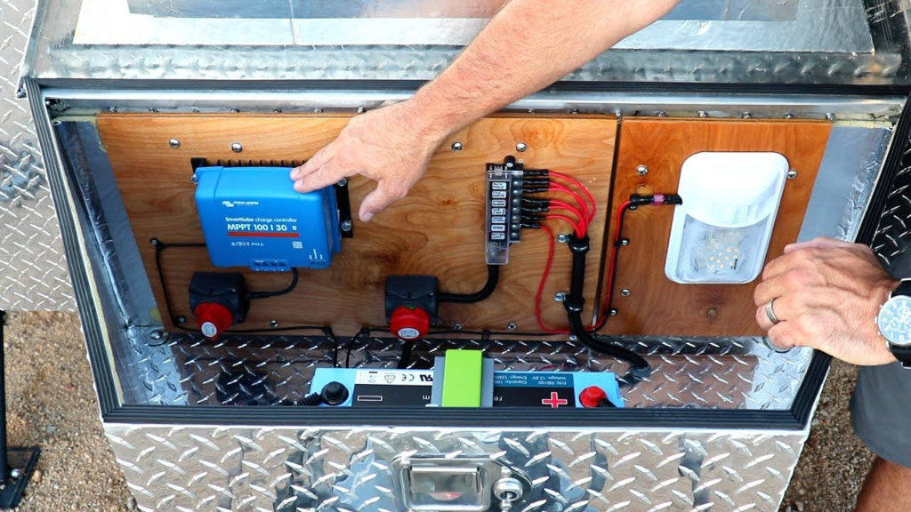 How To Build A DIY Travel Trailer 12V Electrical Lithium Battery