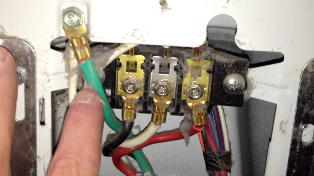 How To Correctly Wire A 4 Wire Cord In An Electric Dryer Terminal Block
