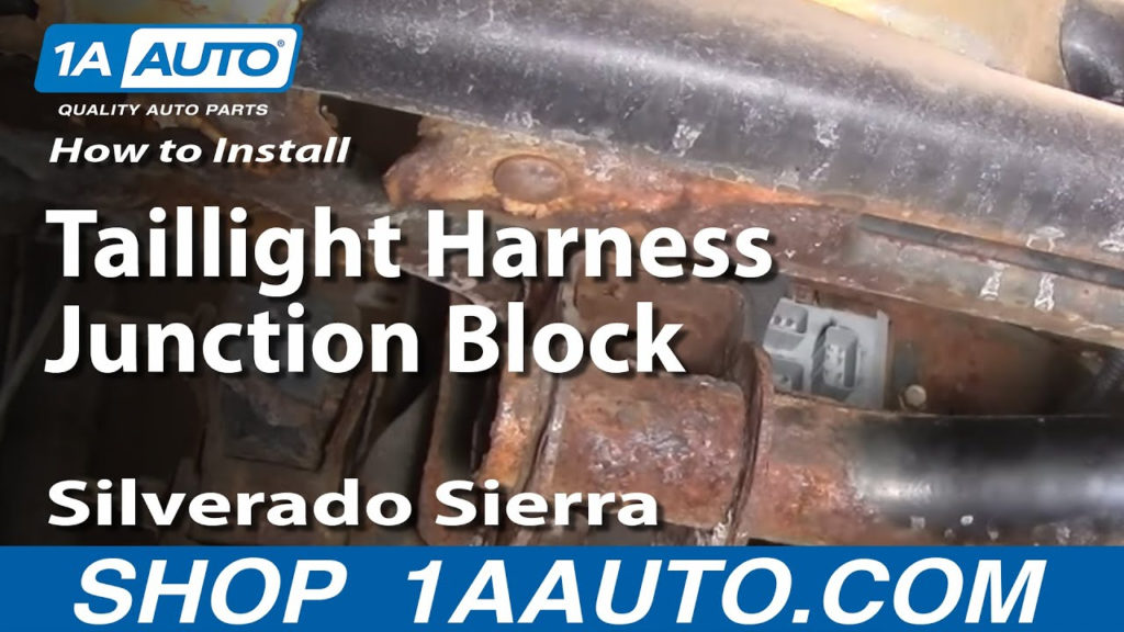 How To Install Replace Taillight Harness Junction Block Silverado