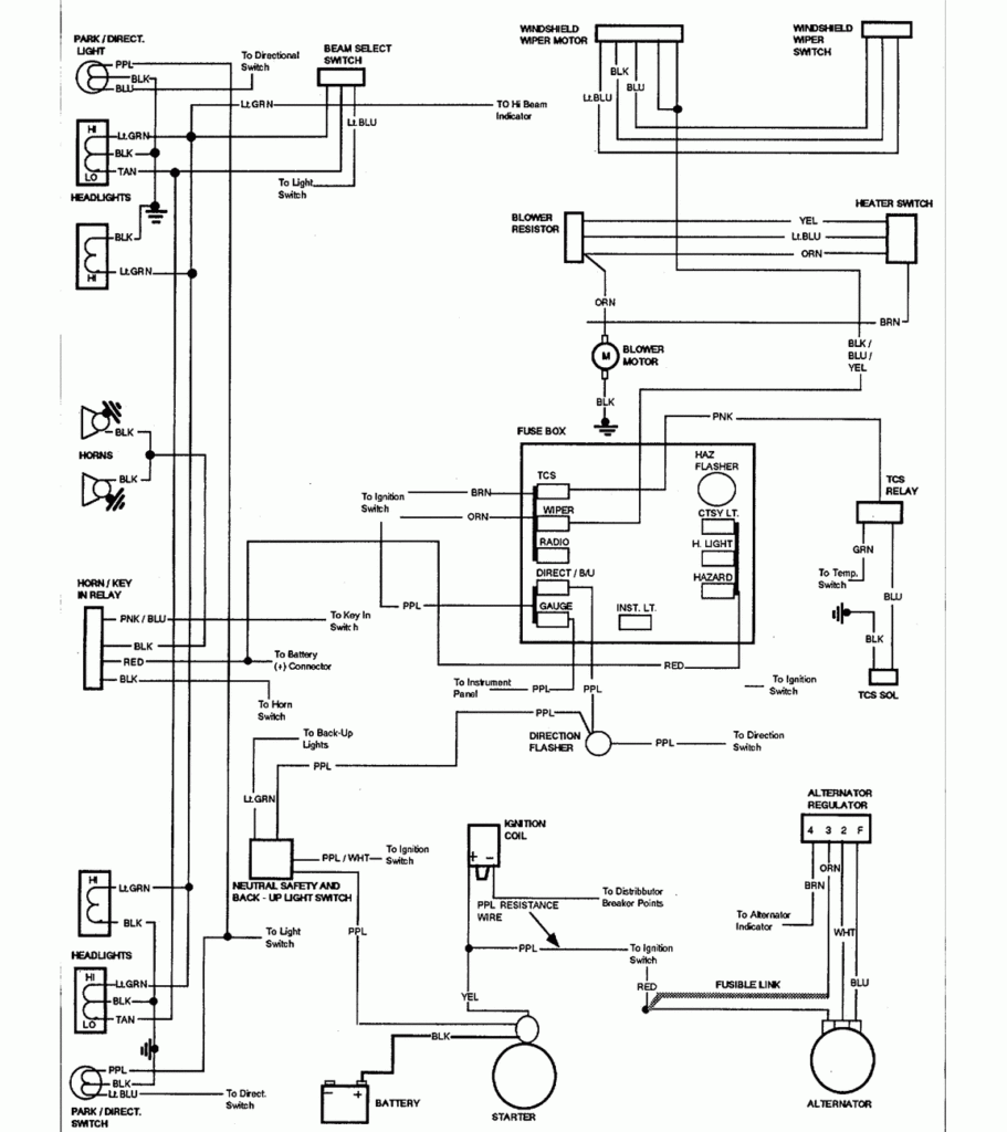 1985 El Camino Ignition Wiring Diagram