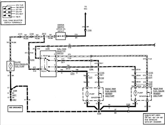 1989 F250 Ford Ignition System Wiring Diagram