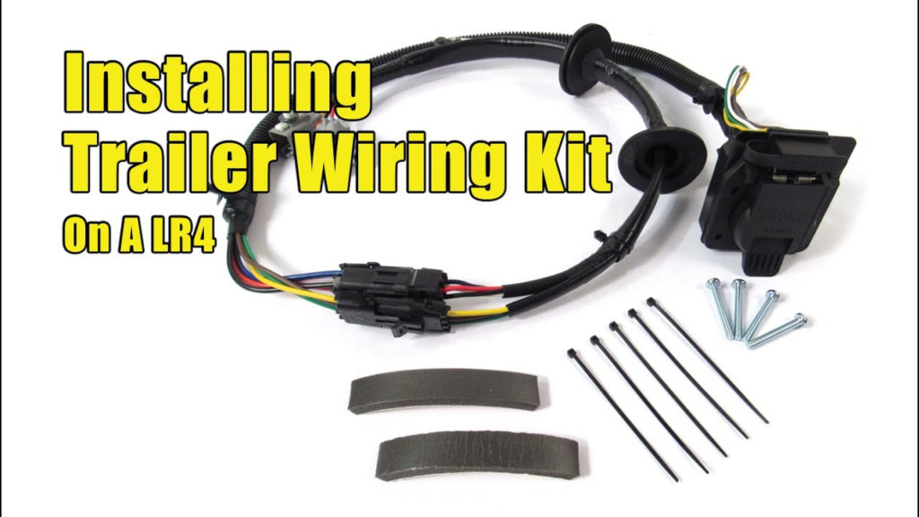 Installing A Trailer Wiring Kit On A Land Rover LR4 YouTube