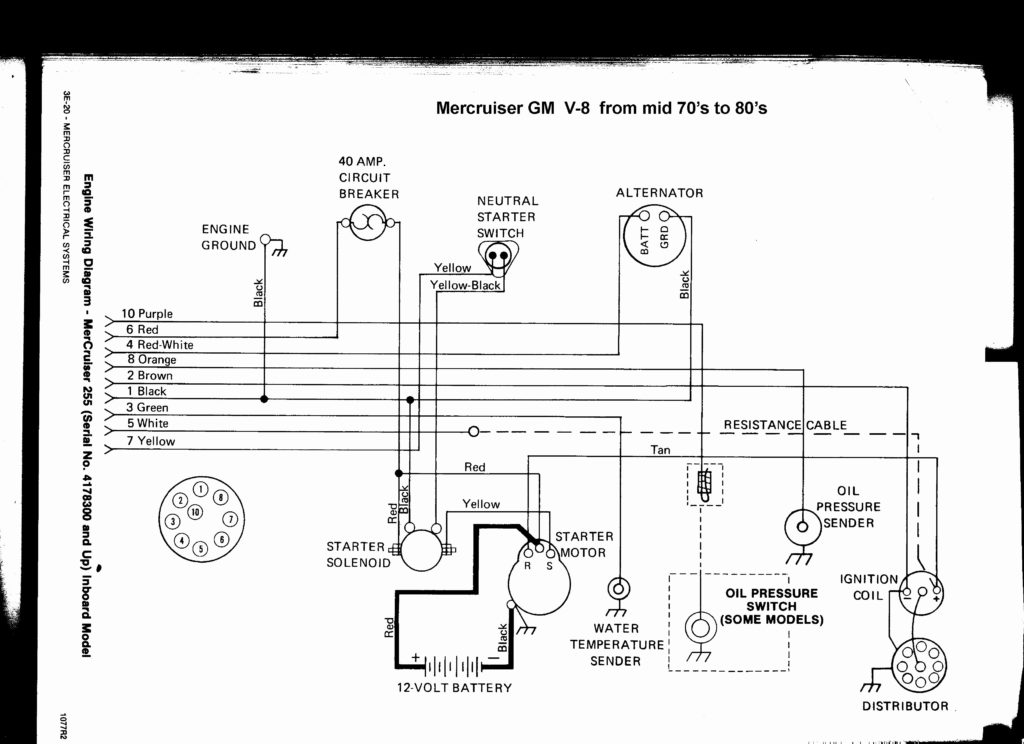 1988 Mercruiser 5.7 Ignition Wiring Diagram