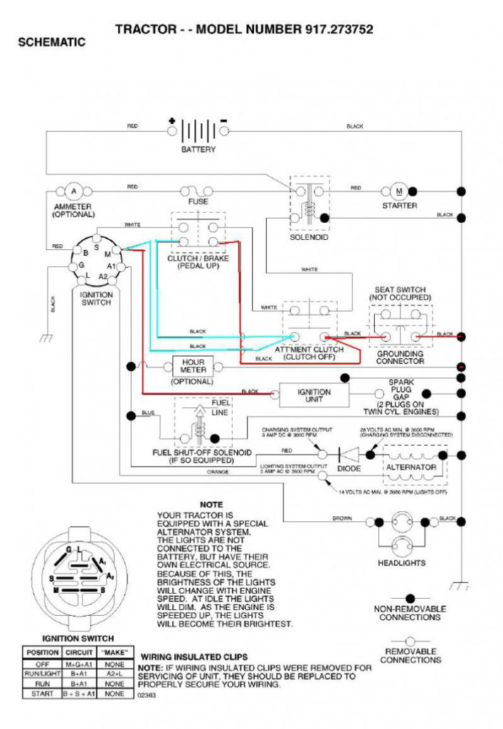 NO 3602 Craftsman Dlt 3000 Wiring Diagram Download Diagram