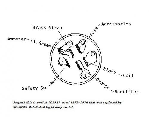 1965 Mercedes Ignition Switch Wiring Diagram