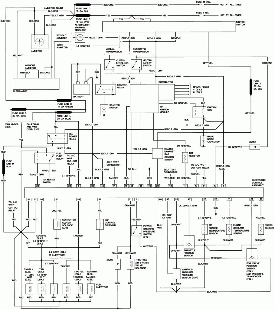 Wiring Diagram 86 B2 The Bronco II Corral Forums